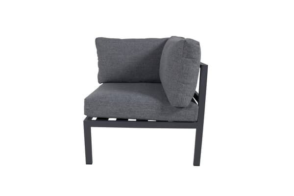 FURNLUX UTESOFFA COPACABANA GRÅ & SVART 74CM