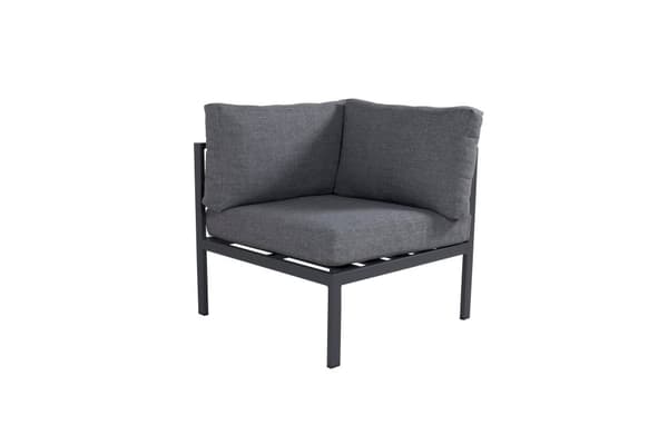 FURNLUX UTESOFFA COPACABANA GRÅ & SVART 74CM