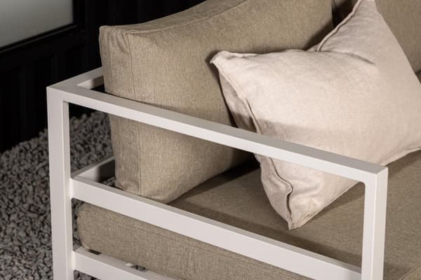 FURNLUX UTESOFFA COPACABANA BEIGE & VIT 70CM