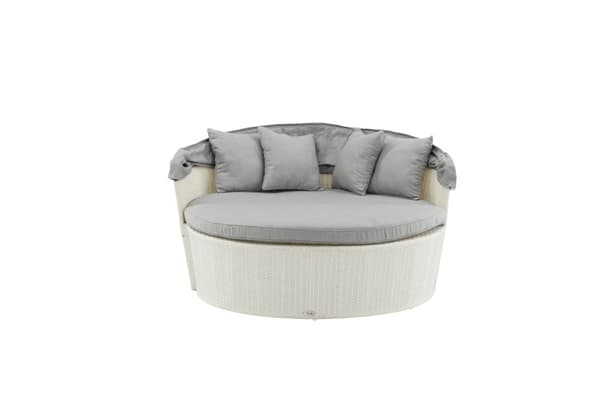FURNLUX UDENDØRS SOFA PADOVA GRÅ & HVID 153CM