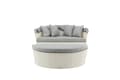 Miniatyrbillede 6 af 8: FURNLUX UDENDØRS SOFA PADOVA GRÅ & HVID 153CM
