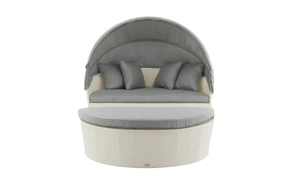 FURNLUX UDENDØRS SOFA PADOVA GRÅ & HVID 153CM
