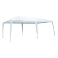 Miniatyrbild 1 av 4: Aktive Plast Gazebo, 300 x 600 x 255 cm, Stålrör 24/18/18 mm, Vit - 53992