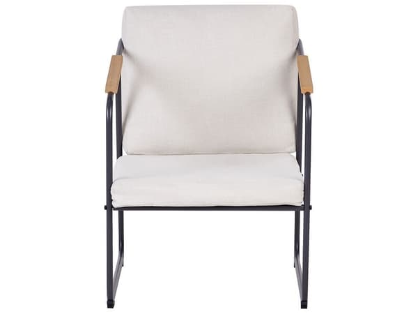Trädgårdsgrupp med bord för 4 personer VEZZANA Metall Ljusbeige Lumarko!