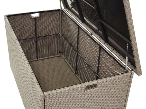 Utomhus Dynlåda Beige Konstrotting Trädgård Kudde 155 x 75 cm