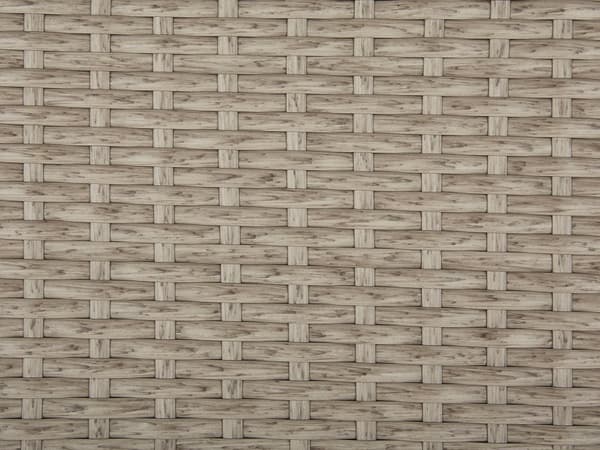 Hyndeboks Beige Grå Polyrattan 126 x 46 cm Dekorativ Kæmpe Opbevaringsboks til Hynder og Havepuder Udendørs Terrasse Have Tilbehør