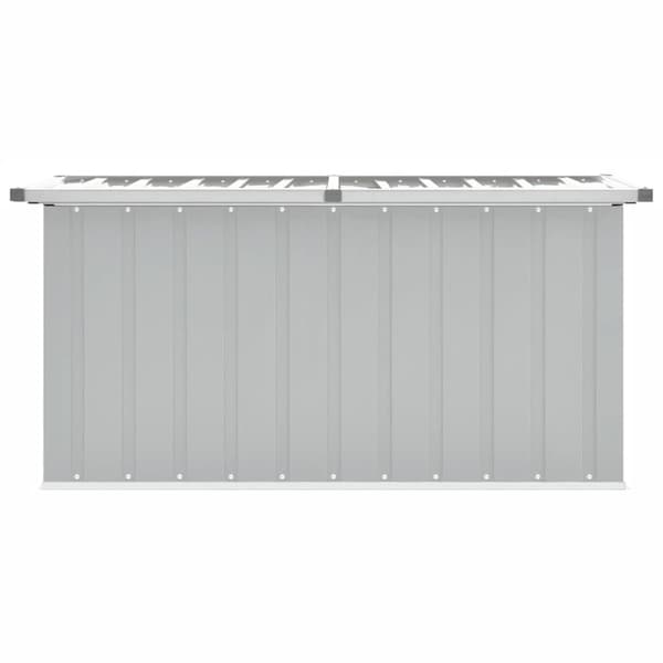 vidaXL hyndeboks 129x67x65 cm grå