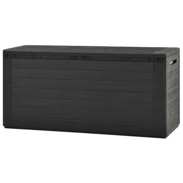 vidaXL Putekasse antrasitt 116x44x55 cm