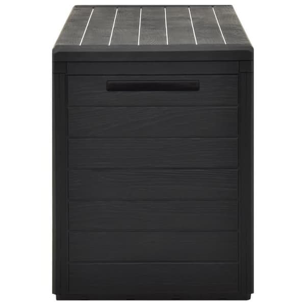 vidaXL Putekasse antrasitt 116x44x55 cm