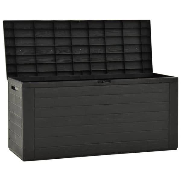 vidaXL Putekasse antrasitt 116x44x55 cm