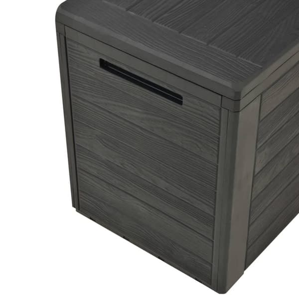 vidaXL Putekasse antrasitt 116x44x55 cm