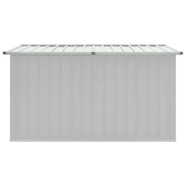 vidaXL Puutarhan varastoarkku harmaa 171x99x93 cm