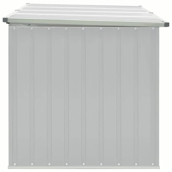 vidaXL Puutarhan varastoarkku harmaa 171x99x93 cm