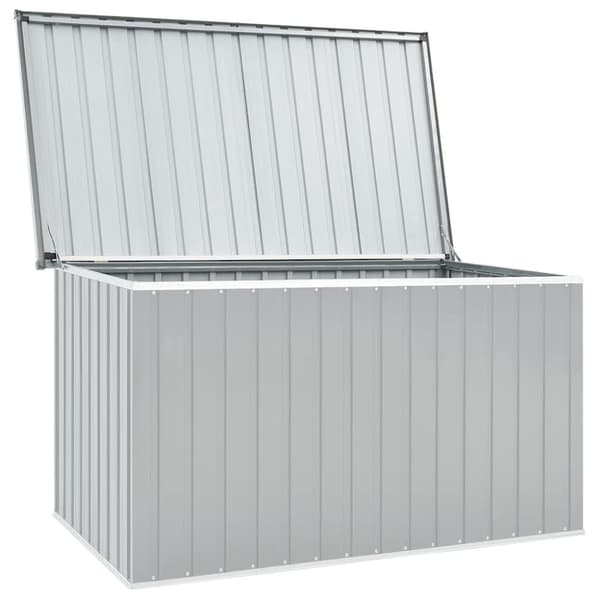 vidaXL Puutarhan varastoarkku harmaa 171x99x93 cm