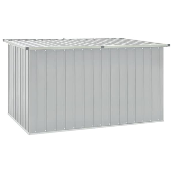 vidaXL Puutarhan varastoarkku harmaa 171x99x93 cm