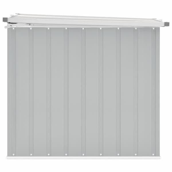 vidaXL Puutarhan varastoarkku harmaa 149x99x93 cm