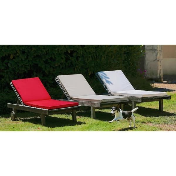 PRIVAT GARDEN MONTE CARLO solstolskudde - 185 x 55 x 6 cm - Skiffergrå