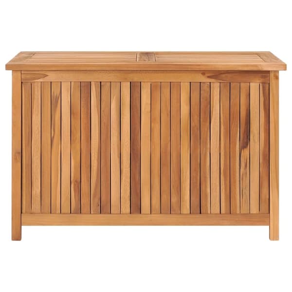 vidaXL Puutarhan säilytyslaatikko 90x50x58 cm täysi tiikki