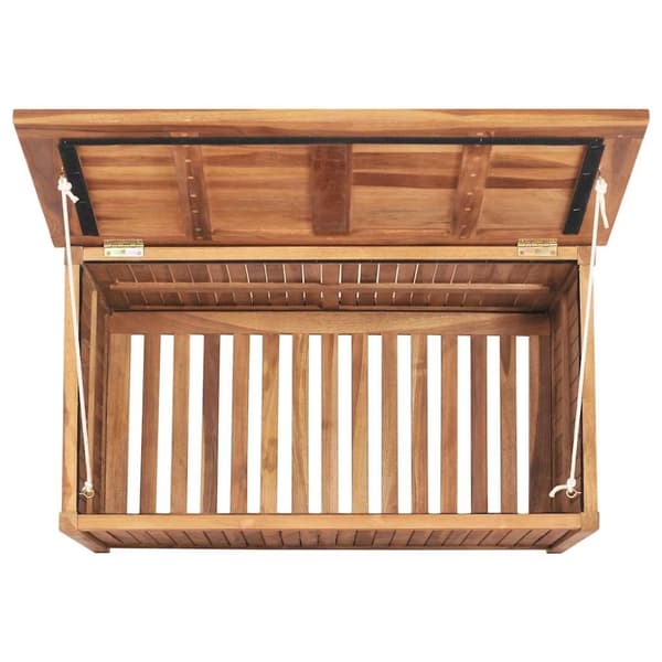vidaXL Putekasse 90x50x58 cm heltre teak