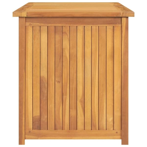 vidaXL Trädgårdslåda 200x50x55 cm massiv teak