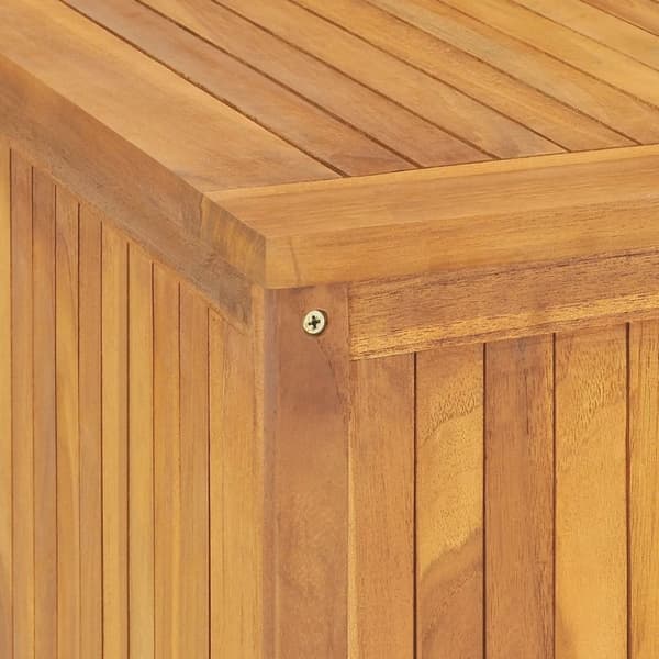 vidaXL Trädgårdslåda 200x50x55 cm massiv teak