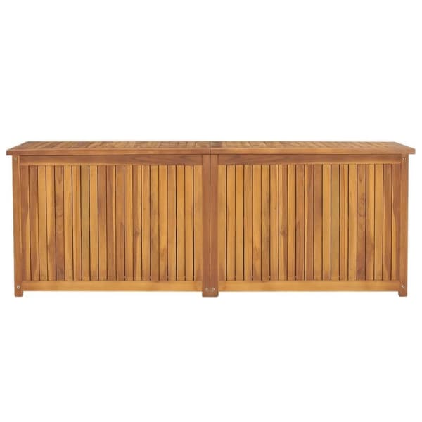 vidaXL Trädgårdslåda 150x50x55 cm massiv teak