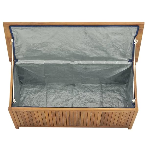vidaXL Puutarhalaatikko 114x50x58 cm täysi tiikki