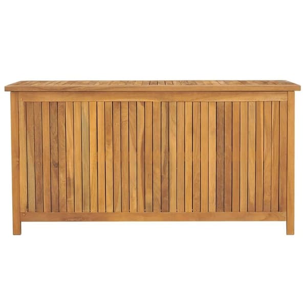 vidaXL Puutarhalaatikko 114x50x58 cm täysi tiikki