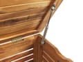 Miniatyrbild 9 av 11: Trädgård Förvaringslåda Ljust Akaciaträ 130 x 64 cm Lock Utomhus Möbler
