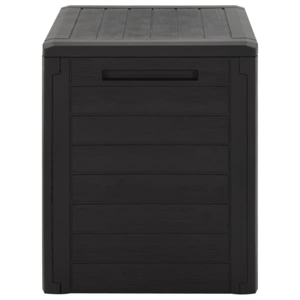 vidaXL Putekasse for hage brun 58,5x46x55 cm polypropylen