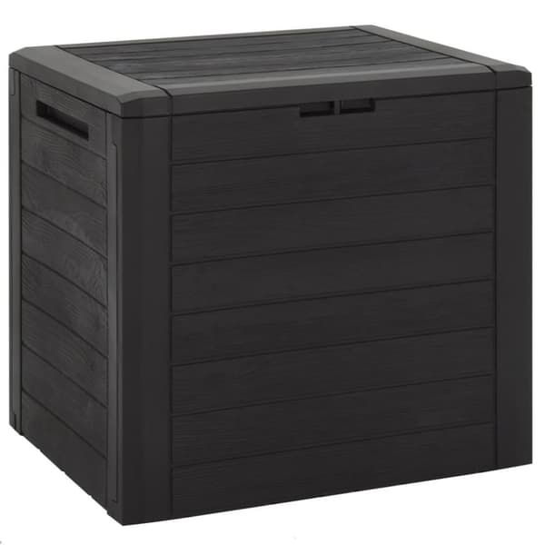 vidaXL Putekasse for hage brun 58,5x46x55 cm polypropylen