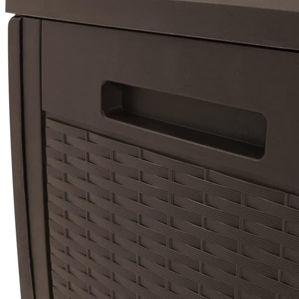 vidaXL Putekasse for hage brun 119x48x60 cm