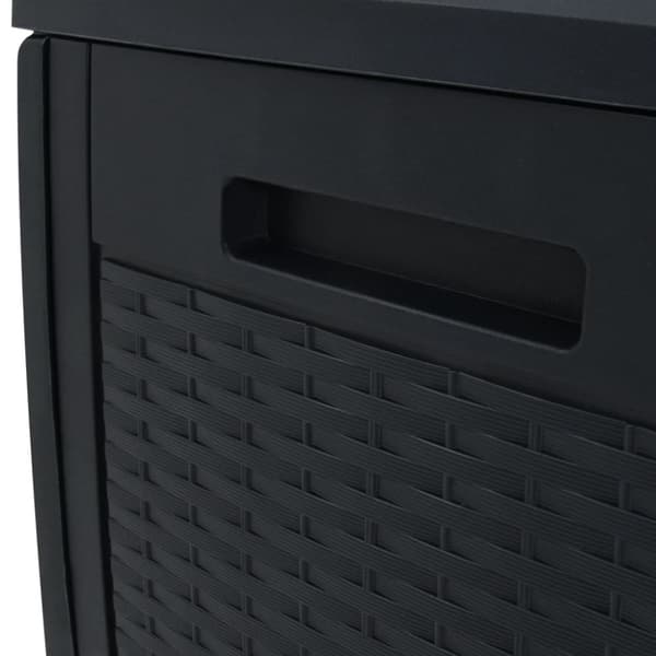 vidaXL Putekasse antrasitt 119x48x60 cm