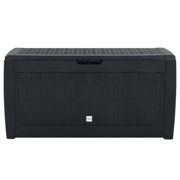 vidaXL Putekasse antrasitt 119x48x60 cm