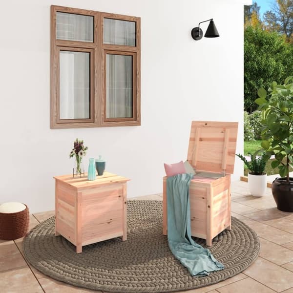 vidaXL Dynbox för trädgården 50x50x56 cm massivt granträ