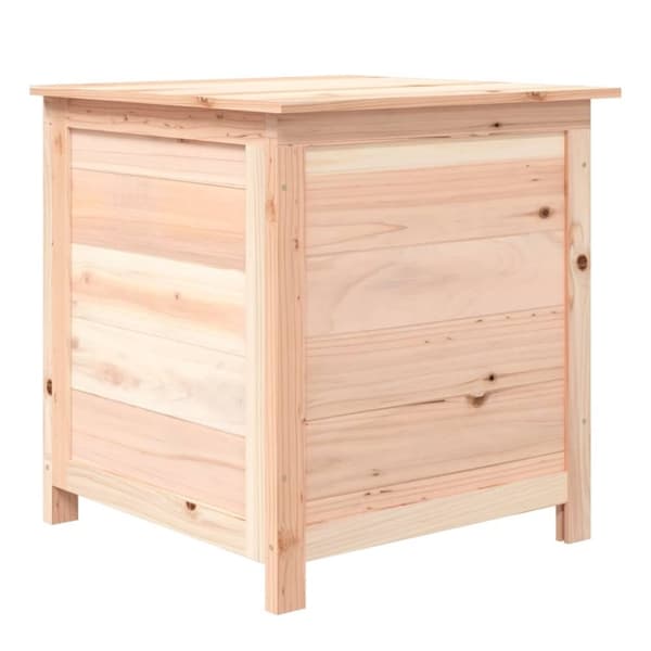 vidaXL Dynbox för trädgården 50x50x56 cm massivt granträ