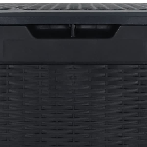 vidaXL opbevaringskasse til haven 119x48x60 cm polypropylen antracit