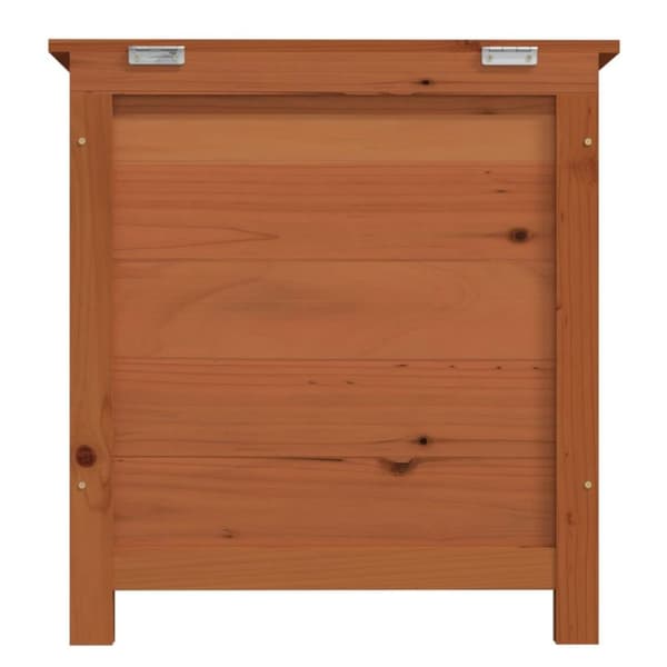 vidaXL Ulkotyynylaatikko ruskea 50x50x56 cm täysi kuusi