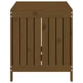 Miniatyrbilde 7 av 11: vidaXL Putekasse honningbrun 121x55x64 cm heltre furu