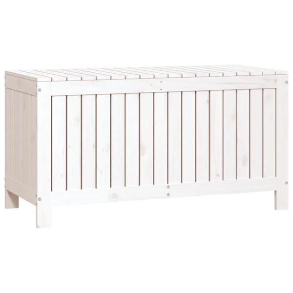 vidaXL Dynbox svart 115x49x60 cm massiv furu
