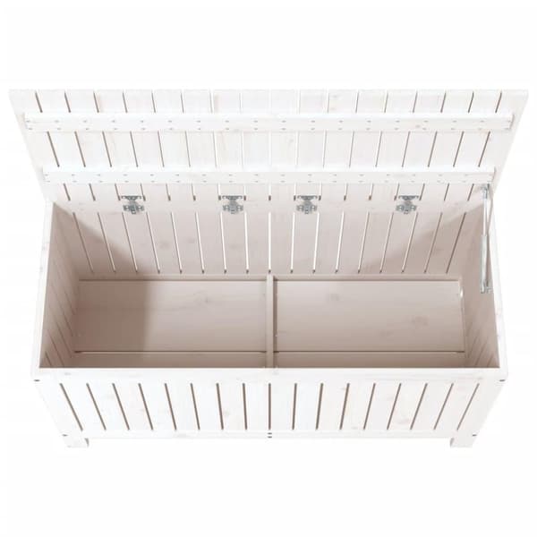 vidaXL Dynbox svart 115x49x60 cm massiv furu
