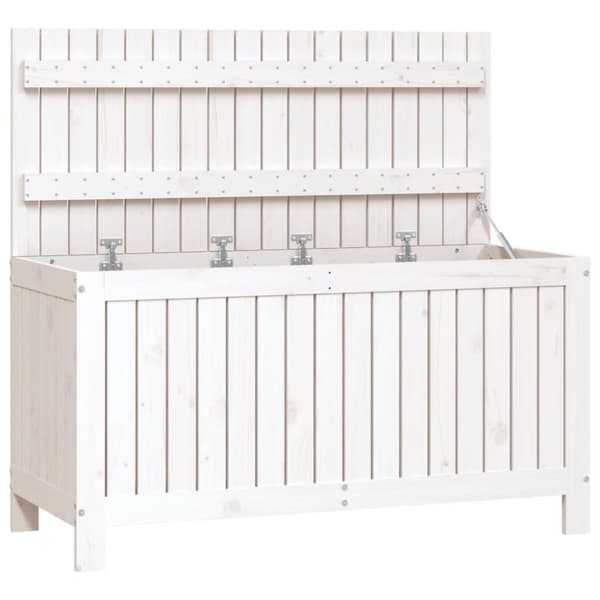 vidaXL Dynbox svart 115x49x60 cm massiv furu