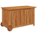 Miniatyrbilde 3 av 10: vidaXL Putekasse med hjul 90x50x58 cm heltre akasie