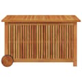 Miniatyrbilde 4 av 10: vidaXL Putekasse med hjul 90x50x58 cm heltre akasie