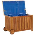 Miniatyrbilde 6 av 10: vidaXL Putekasse med hjul 90x50x58 cm heltre akasie
