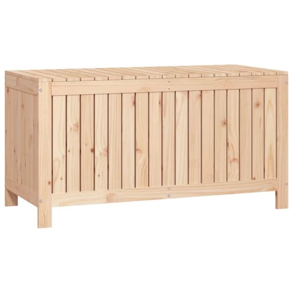 vidaXL opbevaringskasse til haven 121x55x64 cm massivt fyrretræ