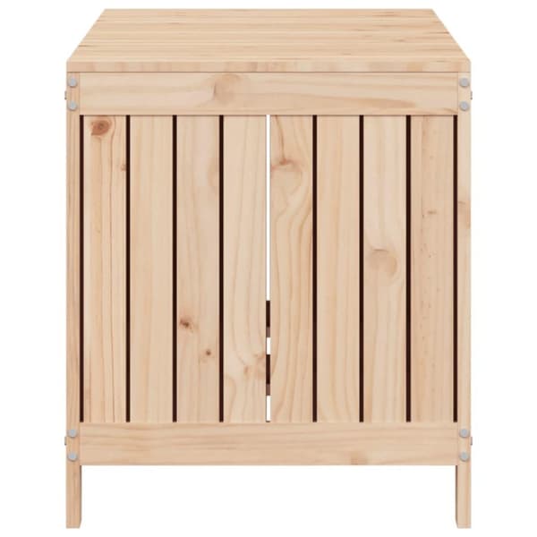 vidaXL opbevaringskasse til haven 121x55x64 cm massivt fyrretræ