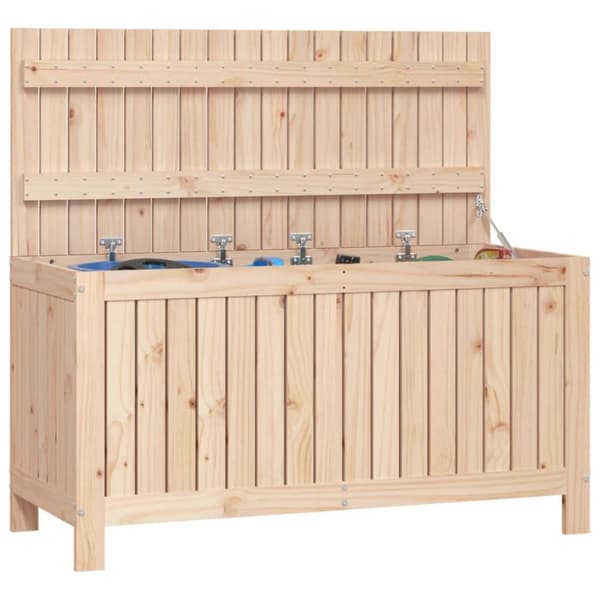 vidaXL Putekasse 115x49x60 cm heltre furu