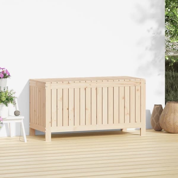 vidaXL Putekasse 115x49x60 cm heltre furu