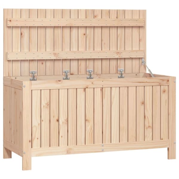vidaXL Putekasse 115x49x60 cm heltre furu